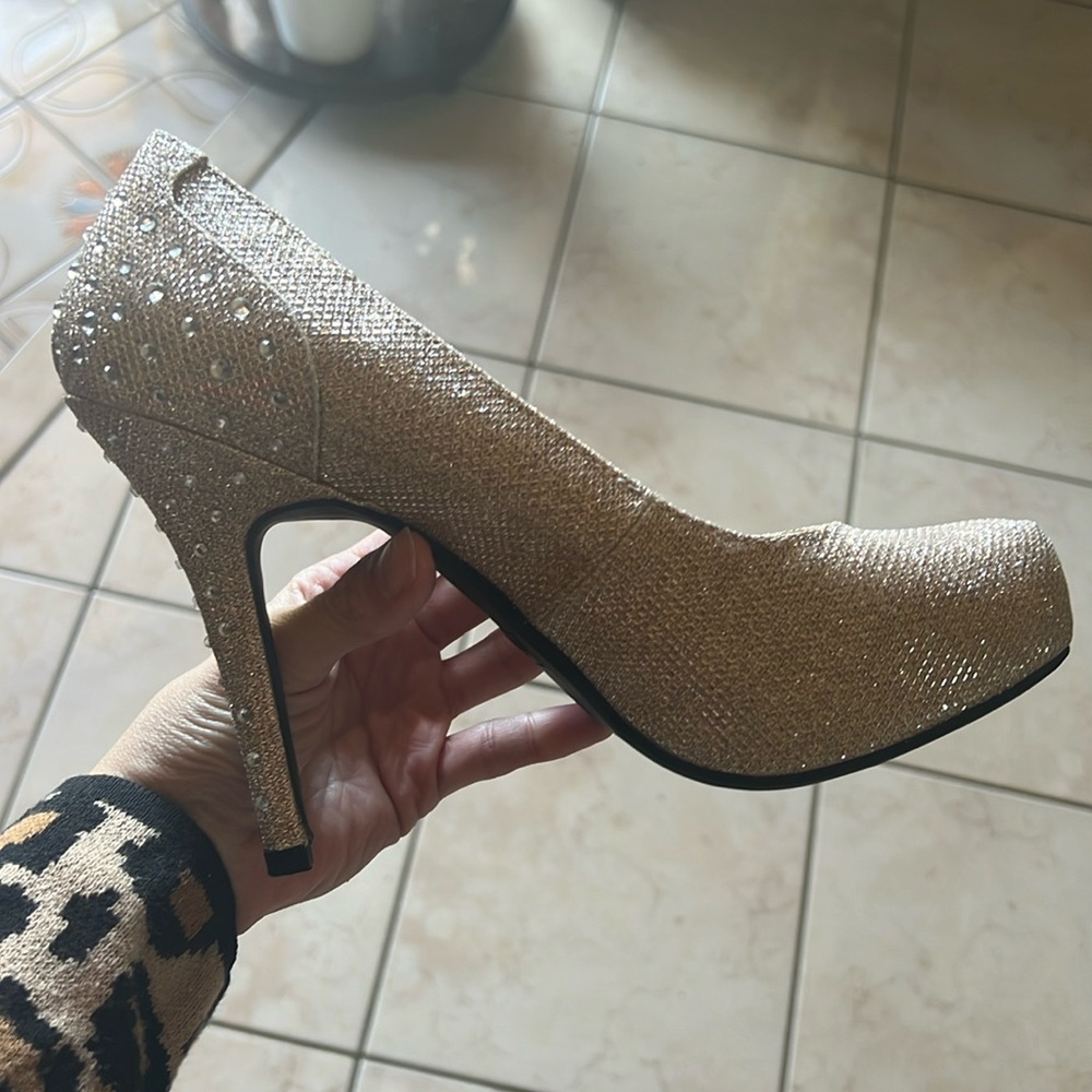 Sparkly heels